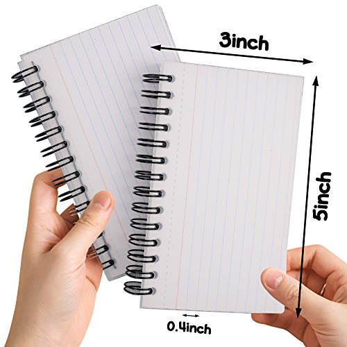 Koogel-400-Pages-Index-Card-3-x-5-Inch-White-Learning-Card-Note-Cards-8-Pack-of-White-Paper-Ring-Index-Cards-Bulk-Index-Cards-for-Home-School-Office