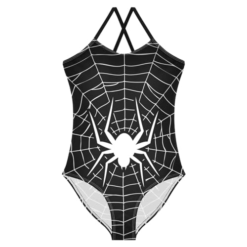 Image of CaTaKu Girls One Piece Swimsuits Hawaiian Toddler Bathing Suit for Girls Kids Swimwear 3-10 Years