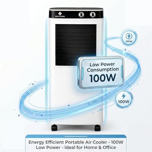 Image of SKYTONE Cooler For Room with 36L Capacity And 30 Ft Powerful Air Throw | High Speed Fan | Inverter Compatible | Energy Efficient Rooms Cooler for Bedroom, Living Room & Office Use 1-Year Warranty