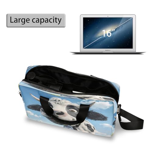 Bolso para portátil 16 pulgadas con asa y correa desmontable miniatura 4