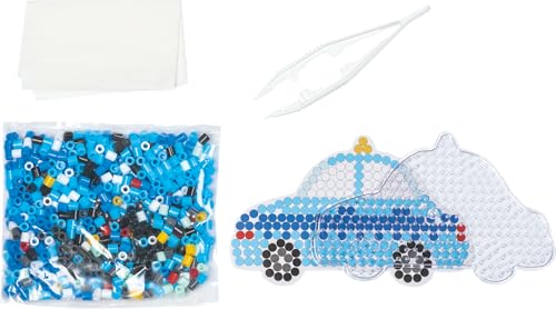 KNORR prandell Bastel-Set „Polizeiauto“ Bügelperlen