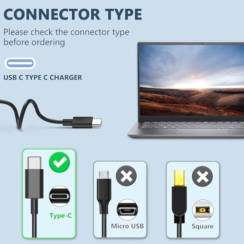 100W Universal USB-C Power Adapter Fast Charger, Compatible with Mac Book Pro/Air 16, 15, 14, 13 Inch,Mac Book Air 13 Inch 2026 2025 2024, Lenovo, Acer, Dell, Asus by ELECBRAiN - Image 6
