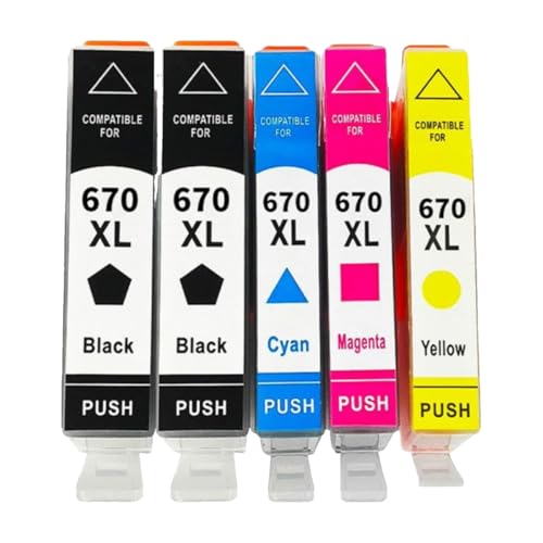 Cartouche d'encre 670 pour résoudre les problèmes de lignes blanches sur 5525