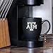 Rico Industries NCAA Texas A&M Aggies 15-Oz Personalized Laser Engraved Matte Black Ceramic Bistro Mug - for Hot or Cold Drinks