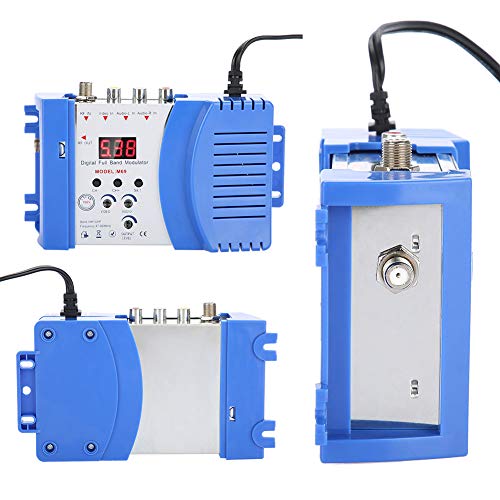 Digital RF Modulator,110240V AVRF AVTV Modulator Converter,VHF UHF Signal Amplifier,AV inputs