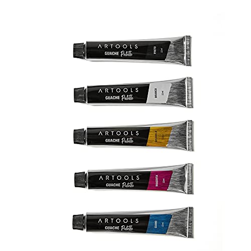 Guache Bisnaga Palette 22 ml 5 cores Artools