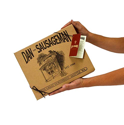Dan The Sausageman's Sounder Gourmet Gift Box -Featuring Smoked Summer Sausage And Wisconsin Cheeses Retirement, Tenant, Contractor Or Customer Appreciation Basket, Professionally Packaged, Gift Messaging Available. #TOP3