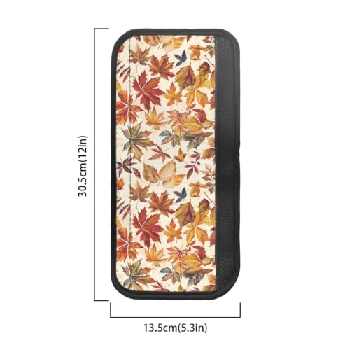 Image of Dreaweet Maple Leaf Fridge Handle Covers Set of 4, Fall Kitchen Decor