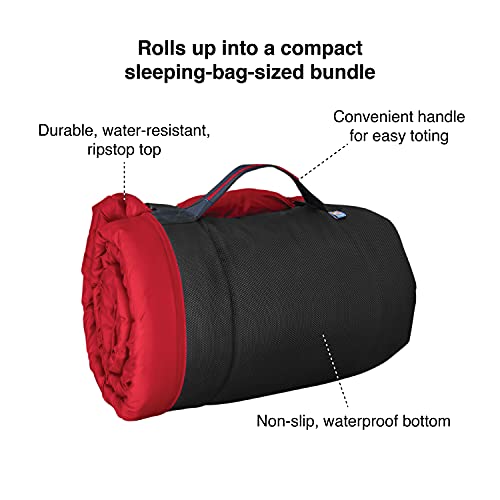 image for Kurgo Waterproof Dog Bed, Outdoor Bed for Dogs |Portable Bed Roll for 