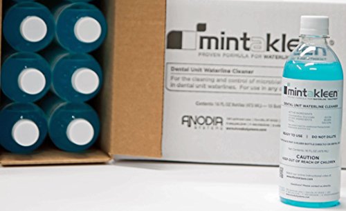 Mint-A-Kleen 6 Pack Dental Unit Waterline Cleaner MINTAKLEEN SIX 16 oz Bottles (24 Treatments)