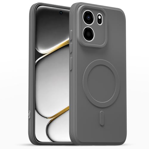 Image of Pikkme Back Cover for OnePlus Nord CE 6 5G Soft Matte Silicone Mag-Safe Design (Mag-Safe Not Support) Camera Protection | Slim Fit Bumper Cover (Grey)
