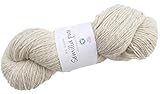 BC Garn Semilla Pura Farbe PUR03 natur grau, Biowolle GOTS, Naturwolle unbehandelt ungefärbt, 100% organic wool, 100g reine Schurwolle zum Stricken & Häkeln