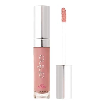Shine Cosmetics Lip Gloss - Not Sticky, Liquid Lip Color with Long-lasting Hydration, Gluten Free, Paraben Free, Cruelty Free Goals, .23 FL