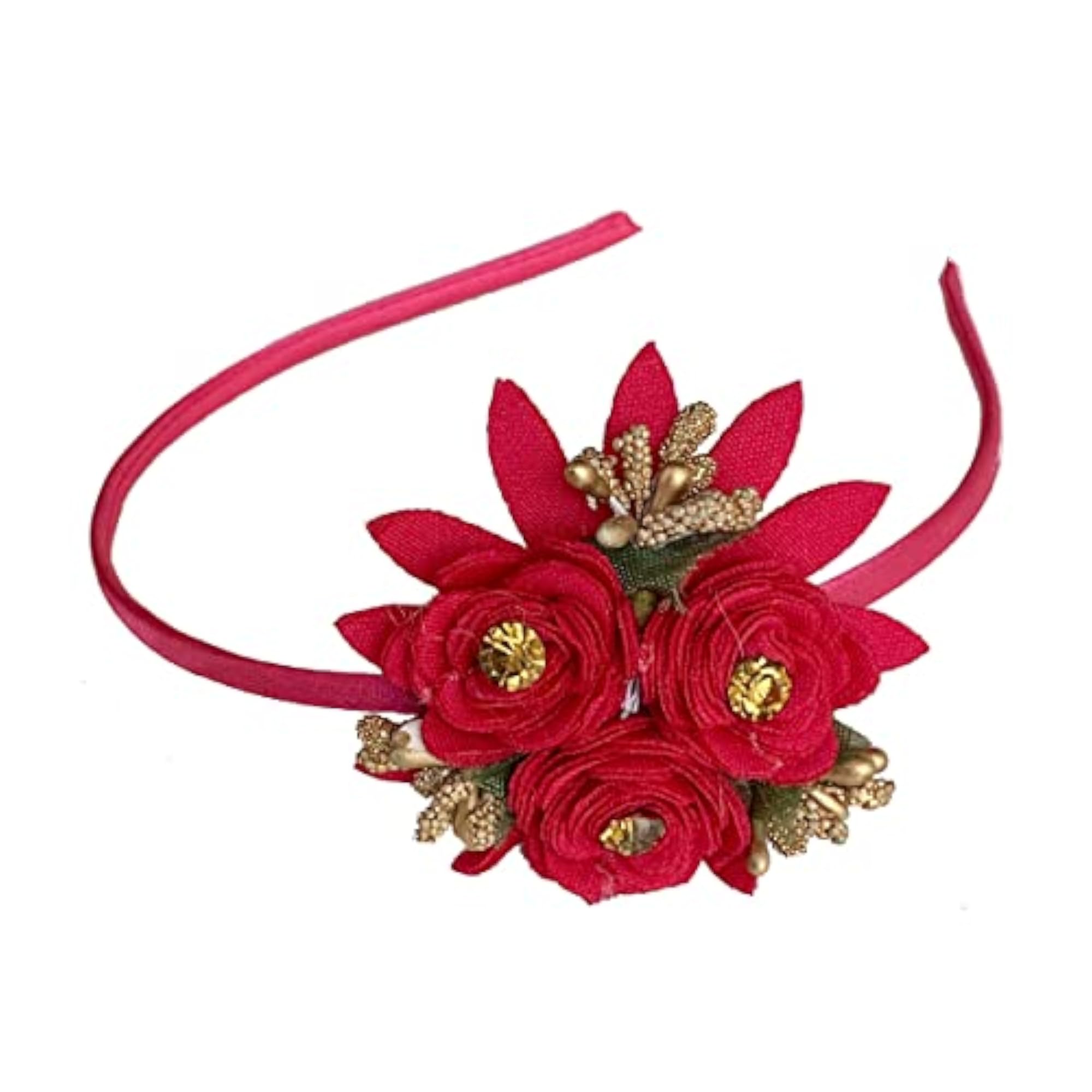 Flower Headband for Kids, Pink Fancy Hair Accessory