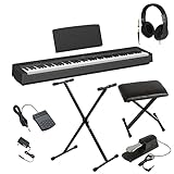 YAMAHA P-145B 電子ピアノ Xスタンド・Xイス・ダンパーペダル・ヘッドホンセット