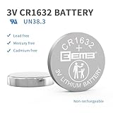 EEMB 10 PACK CR1632 Coin Button Battery 3V Lithium Batteries 1632 Battery ECR1632,DL1632 for Watch, Calculator, Car Remote, Toys and other Smart Devices Child Resistance Safety Battery Retail Pack - Image 8