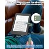 Remote Page Turner for Kindle Reading Accessories, Clicke for iPad iPhone Android Tablets E-Book Reading Noels, Camera Remote Shutter Selfie Controller, Agave Green