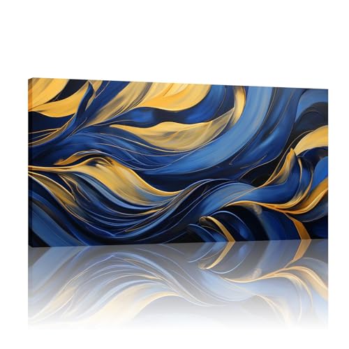 Grande peinture murale colorée sur toile premium avec cadre