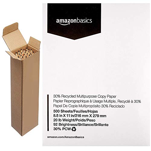 AmazonBasics 30% Recycled Multipurpose Copy Printer Paper - 8.5 x...
