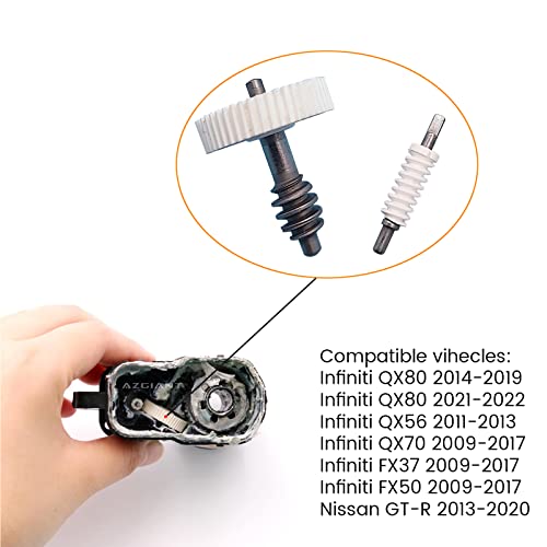 Image of Folding Mirror Actuator Gear, Mirror Repair Gears Kits, for Infiniti QX80 Z62 2014-2016, QX56 MK3 2011-2015, Q50 2014-2022 and for Nissan X-trail T31 2008-2013