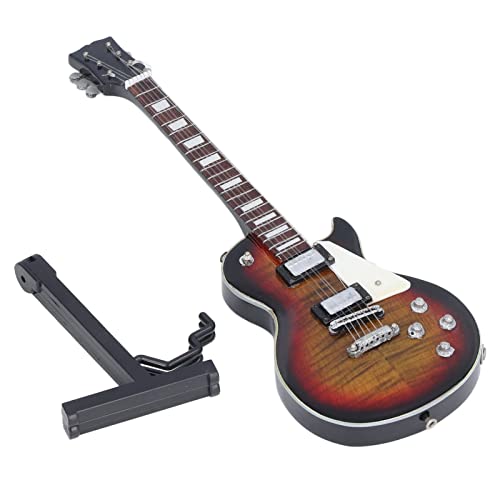 XINL Modèle de Guitare Miniature, modèle de Guitare électrique, Surface Lisse présente avec Support de Guitare pour la… - Les Beatles, Paul McCartney, John Lennon, RIngo Starr, George Harrison XINL Modèle de Guitare Miniature, modèle de Guitare électrique, Surface Lisse présente avec Support de Guitare pour la…