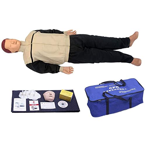 SHIXUE Adulte Professionnel CPR Mannequin de Formation, Secourisme Mannequin de Formation avec Sac de Transport pour Formation aux Premiers Secours