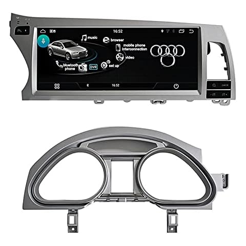Android System for Audi Q7 A6 A6L GPS Navigation, Multimedia Player Auto Radio 10.25 Inch Double Din, FM/WIFI/ADAS/IDRIVE/Carplay(4+64G)(2005-2009) Cover