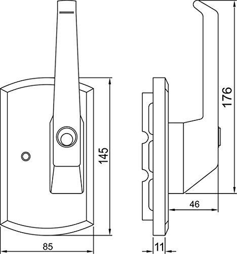 IKON Fenstersicherung Krallfix 4, Braun