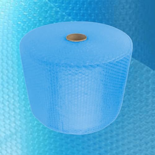 Rolo De Plástico Bolha 40 Cm X 100 Metros - AZUL 35 micras REFORÇADO para E-commerce Embalagens Prot