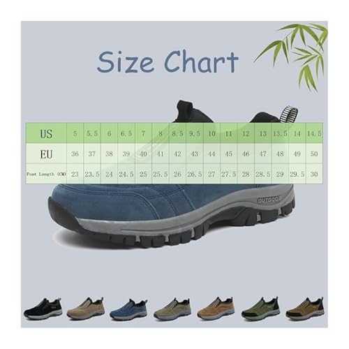 Enjerr Orthopedic Shoes Men, Lightweight Breathable Non-Slip, Waterproof Breathable Arch Support Hiking Shoes2