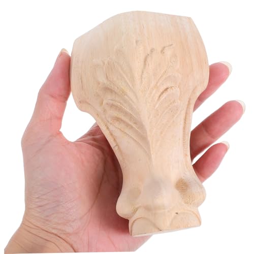 Patas de madera maciza talladas para comoda mueble tv y accesorios de soporte para sofa 8