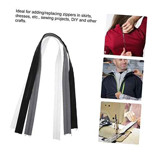NUOBESTY 3Pcs Zíper Alfaiate Ferramenta De Costura Universal Acessórios De Pano