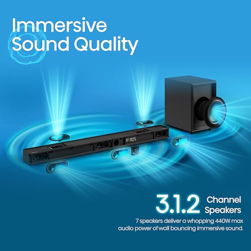 Hisense AX3125H 3.1.2Ch Sound Bar With Wireless Subwoofer thumb #2