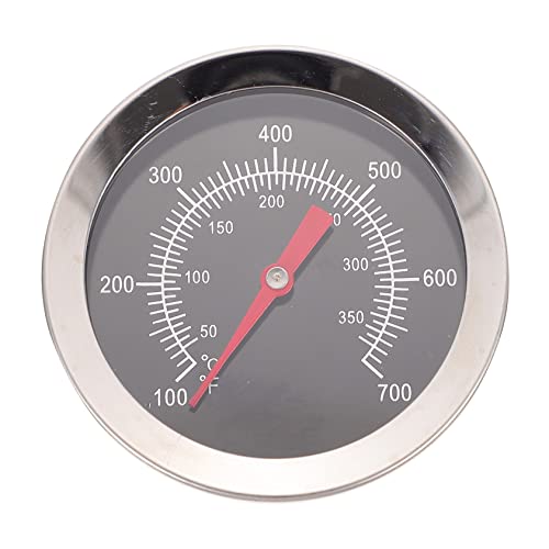 FUTUREORYY Termómetro Horno Acero Inoxidable Bimetálico con Lectura Rápida para Cocina y Barbacoa Indicador Uso Doméstico Seguro y Preciso
