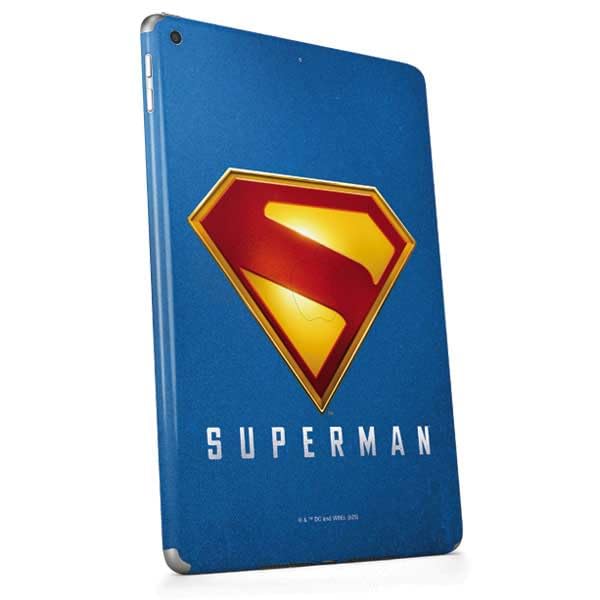 Skinit Decal Tablet Skin Compatible with iPad 9.7in (2017) - Officially Licensed Superman 2025 Classic Superman Shield Emblem Design