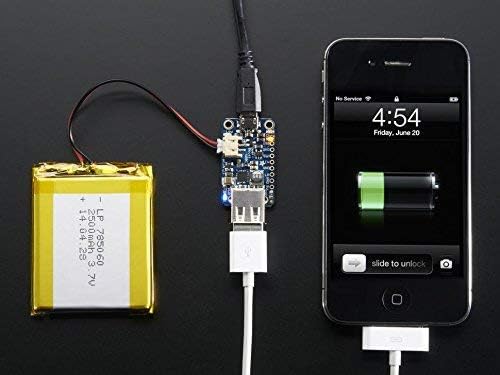 Adafruit PowerBoost 500 Charger - Rechargeable 5V Lipo USB Boost @ 500mA+ [ADA1944]