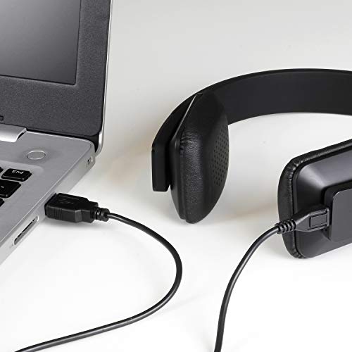 Aluratek Bluetooth Wireless Headphones With Built-In Battery, Stream Audio From Iphone, Ipad, Smartphone, Tablet, Pc, Mac, Laptop (Abh04Fb), Black #TOP3