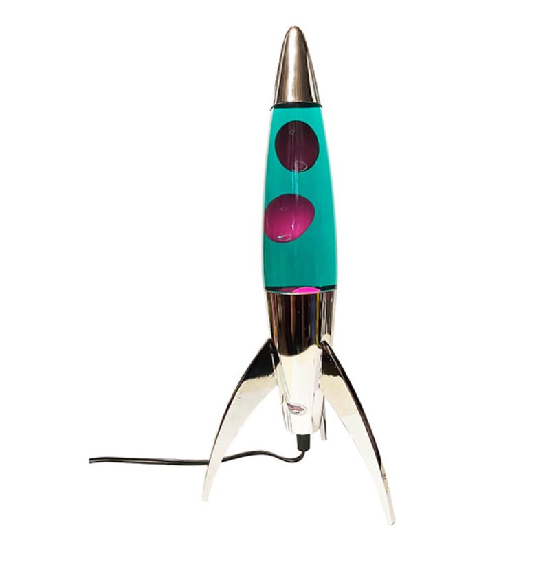 Amazon.co.jp : レトロ ロケット ラバ ランプ Retro Rocket Lava