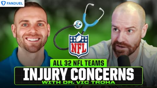 Biggest Injury Risks for ALL 32 NFL Teams w/ Dr. Vic Troha