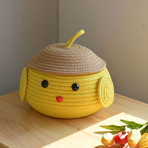 Cesta de Navidad de hilo de algodón para decoración del hogar 3