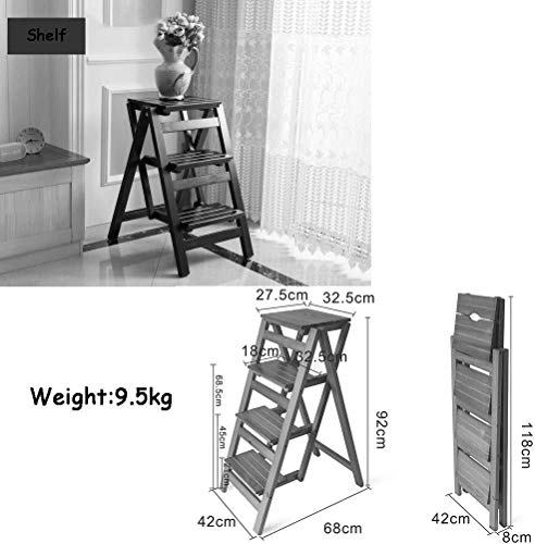 Taburete de escalada para interiores plegable y silla de comedor útil 2