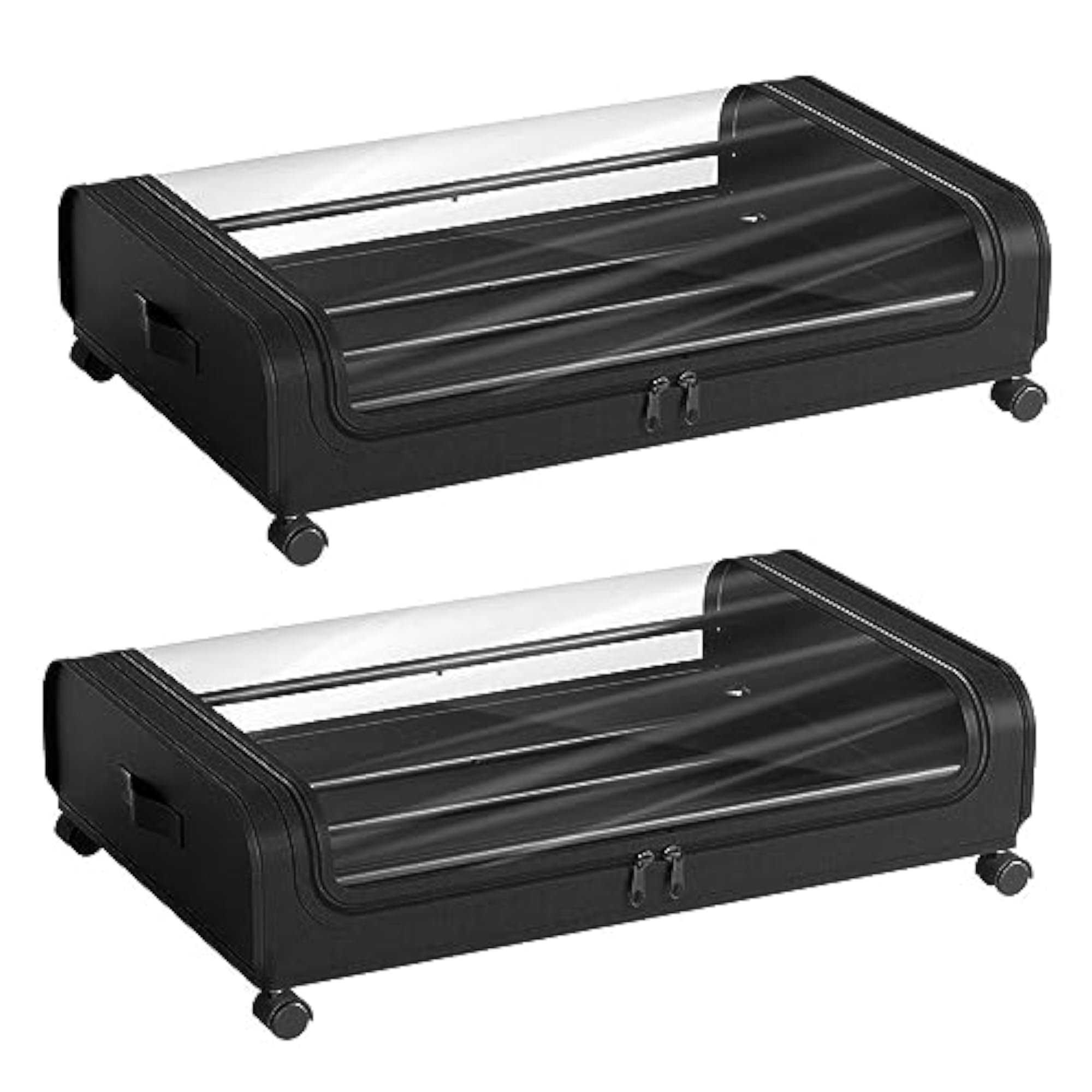 Under Bed Rolling Storage Box with Wheels