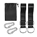 Produktbild BAtech 150 X 5CM Befestigungshängeset für Hängemattenschaukel mit 2 Schwerlastkarabiner und Tragetasche für 2200 LB für Reifen, Schaukel, Hängesesselsitz, Schaukelseil-Training (1 Paar)