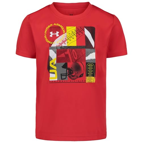 Image of Under Armour Boys' Short Sleeve Sports Graphic T-Shirt, Lightweight & Breathable, Relaxed Fit