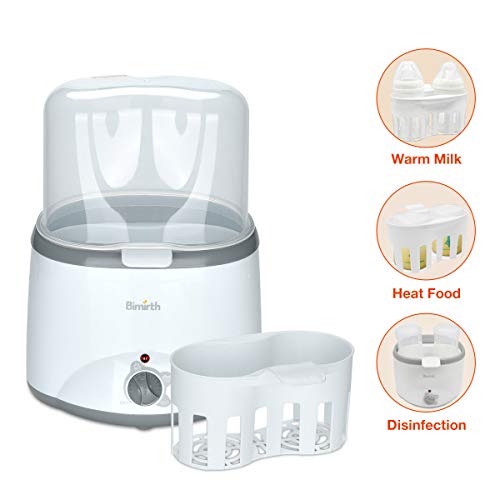 image for lychee Baby Bottle Warmer Bottle Sterilizer 4-in-1 Smart Bottle Warmer