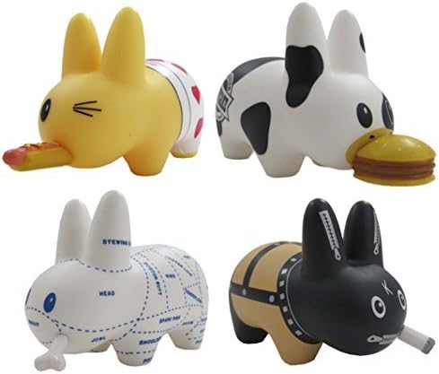 Kidrobot Smorkin' Labbit Vinyl Toy 2.5 inch Set of 4