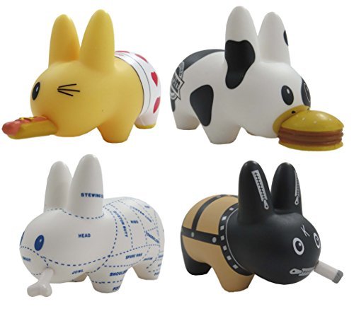 Kidrobot Smorkin' Labbit Vinyl Toy 2.5 inch Set of 4