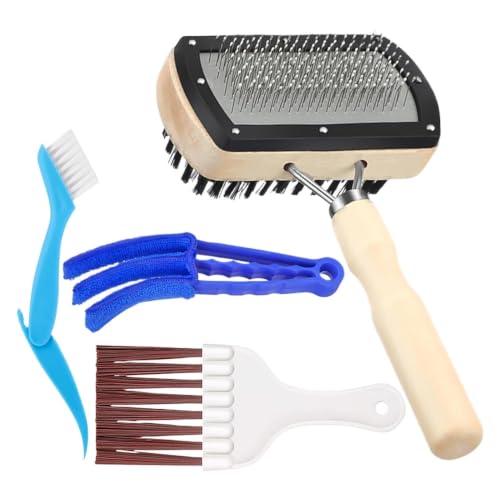 Kit de limpieza para HVAC y nevera con cepillo alisador de 4 piezas