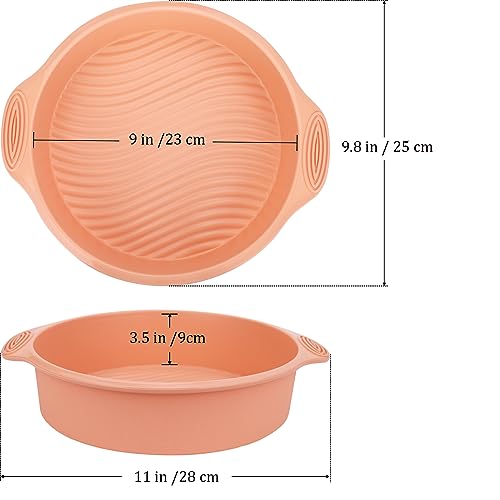 Baocuan 9 Inch Silicone Round Cake Pan thumb #1