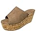 Grembiule X Estetista Wedges Sandals Shoes Casual Open Women's Slippers Piattaforme Ladies Bowknot Toe Women's Casual Shoes Scarpe Piede Diabetico